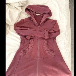 Classic Prairie Underground long hoodie in Cinnamon